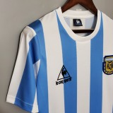 1986 Argentina Home Retro Jersey Fan Version