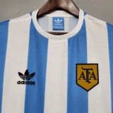 1978 Argentina Home Retro Jersey Fans Version