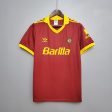 91/92 Roma Home Retro Jersey