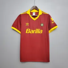 91/92 Roma Home Retro Jersey