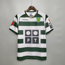 01-03 Sporting Lisbon Home Retro Jersey Thai Quality