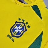 2002 Brazil Home  Retro Jersey