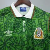 1994 Mexico Home Retro Jersey Fans Version