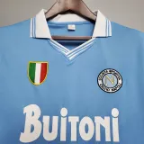 86/87 Napoli Home Retro Jersey Thail  Quality
