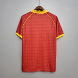 90/91 Roma Home Retro Jersey