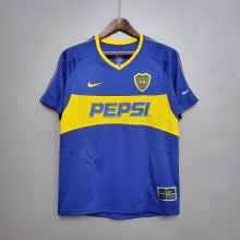 03/04 Boca Home Retro Soccer Jersey Thai Quality