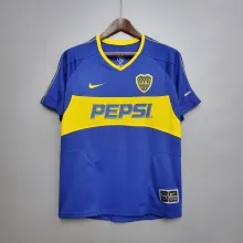 03/04 Boca Home Retro Soccer Jersey Thai Quality