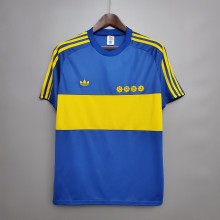 1981 Boca Home Retro Soccer Jersey Thai Quality