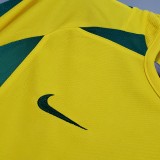 2002 Brazil Home  Retro Jersey