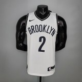 NBA Men New Brooklyn Nets White #2 GRIFFIN Jersey High Quality Name and Number Print