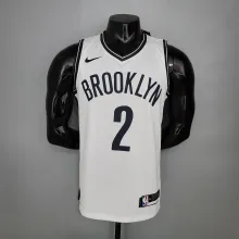 NBA Men New Brooklyn Nets White #2 GRIFFIN Jersey High Quality Name and Number Print
