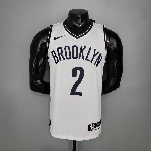 NBA Men New Brooklyn Nets White #2 GRIFFIN Jersey High Quality Name and Number Print