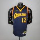 NBA Men Season 2021 Golden State Warriors #12 OUBRE JR. Black City Jersey High Quality Name and Number Print