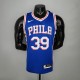 NBA Men Philadelphia 76ers Blue #39 HOWARD Jersey High Quality Name and Number Print