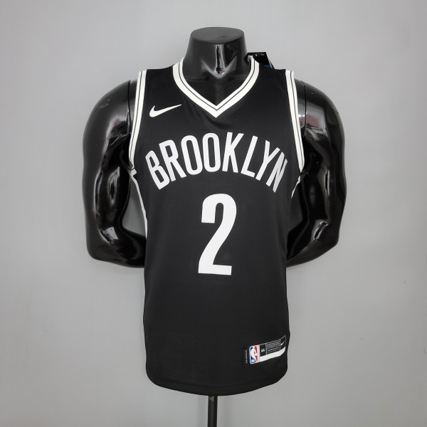 NBA Men New Brooklyn Nets Black #2 GRIFFIN Jersey High Quality Name and Number Print