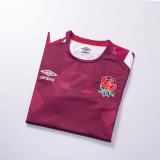 Rugby 2020-2021 England Purple-red Rugby Training Jersey High Quality