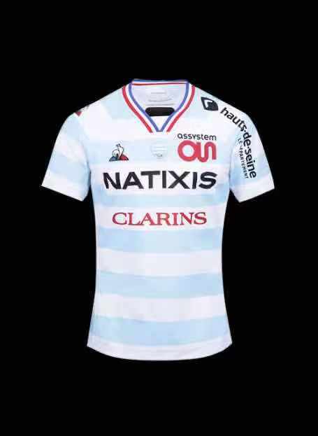 Rugby 2021-2021 Racing 92 Home Rugby Jersey High Quality