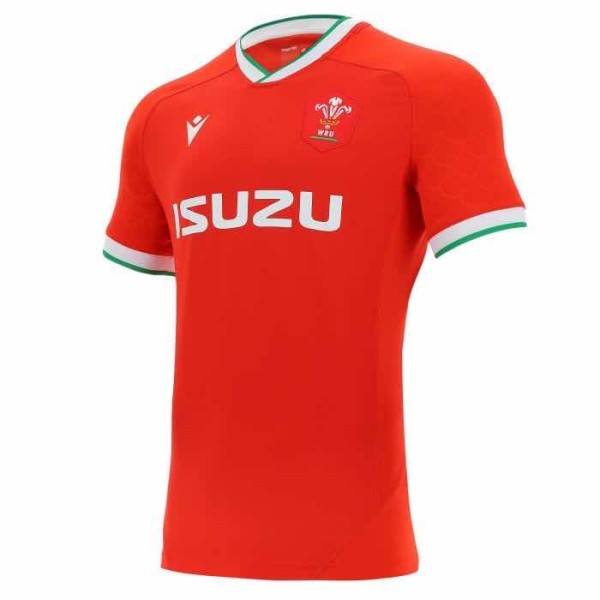 Rugby 2020-2021 Wales National Home Red Rugby Jersey High Quality