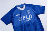 Rugby 2020-2021 Fiji Sevens Blue Training Rugby Jersey High Quality