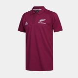 Rugby 2021-2021 All Black Purper Red Rugby Polo High Quality