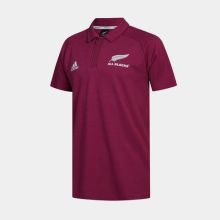 Rugby 2021-2021 All Black Purper Red Rugby Polo High Quality
