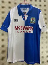 94/95Blackburn Rovers Home Retro Soccer Jersey Thai Quality