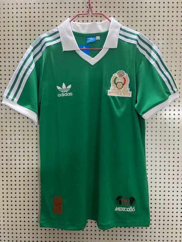1986 Mexico Home Retro Jersey Fans Version
