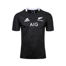 Rugby 2019-2020 All Black Home Rugby Jersey High Quality