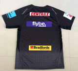 Rugby Season 2021 Exeter Chiefs Black Rugby Jersey High Quality