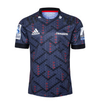 Rugby 2021-2021 Crusaders Dark Blue Rugby Training Jersey High Quality