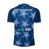 Rugby 2020-2021 North Queensland Cowboys Dark Blue with Stars Rugby Polo High Quality