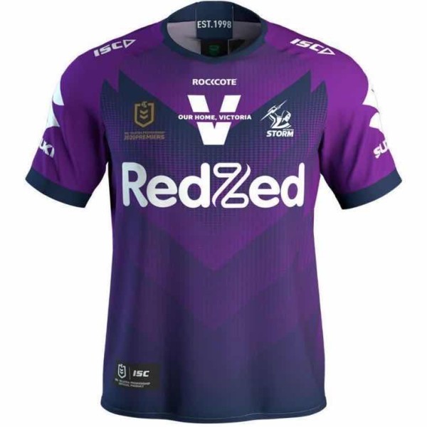 Rugby 2020-2021 Melbourne Storm Champion Rugby Jersey High Quality