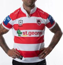 Rugby Season 2021 St. George Illawarra dragons Retro Rugby Jersey High Quality