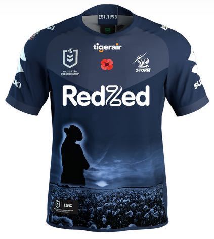 Rugby Season 2021 Melbourne Storm Commemorative Rugby Jersey High Quality
