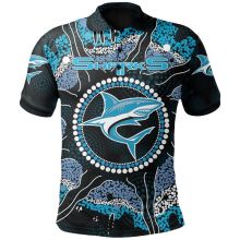 Rugby Season 2021 Cronulla Sharks Rugby Polo High Quality