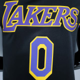 2021 KUZMA#0 Lakers Bonus Edition Black NBA Jersey  High Quality Name and Number Print