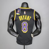2021 Bryant #8 Lakers Bonus Edition Black NBA Jersey  High Quality Name and Number Print