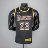 2021 James #23 Lakers Bonus Edition Black NBA Jersey  High Quality Name and Number Print