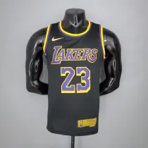 2021 James #23 Lakers Bonus Edition Black NBA Jersey  High Quality Name and Number Print