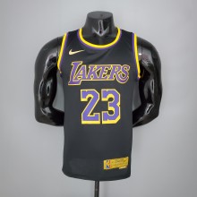 2021 James #23 Lakers Bonus Edition Black NBA Jersey  High Quality Name and Number Print