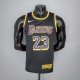 2021 James #23 Lakers Bonus Edition Black NBA Jersey  High Quality Name and Number Print