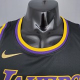 2021 James #23 Lakers Bonus Edition Black NBA Jersey  High Quality Name and Number Print