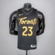 2021 season VANVLEET#23 Raptors Black Gold NBA Jersey High Quality Name and Number Print