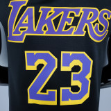 2021 James #23 Lakers Bonus Edition Black NBA Jersey  High Quality Name and Number Print