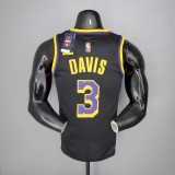 2021 DAVIS#3 Lakers Bonus Edition Black NBA Jersey  High Quality Name and Number Print
