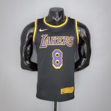 2021 Bryant #8 Lakers Bonus Edition Black NBA Jersey  High Quality Name and Number Print