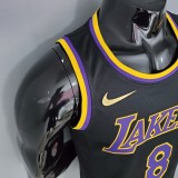 2021 Bryant #8 Lakers Bonus Edition Black NBA Jersey  High Quality Name and Number Print