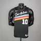 NBA Season 2021 Men San Antonio Spurs Black City #10 DEROZAN Jersey High Quality Name and Number Print