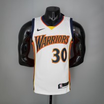 NBA Men Season 2021 Golden State Warriors Up-and-coming Star White #30 CURRY Jersey High Quality Name and Number Print