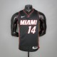 NBA Men Miami Heat Black #14 HERRO Jersey High Quality Name and Number Print